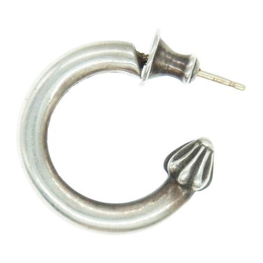 CHROME HEARTS クロムハーツ（原本無） HOOP PLAIN プレーン フープ シルバー ピアス シルバー系【中古】