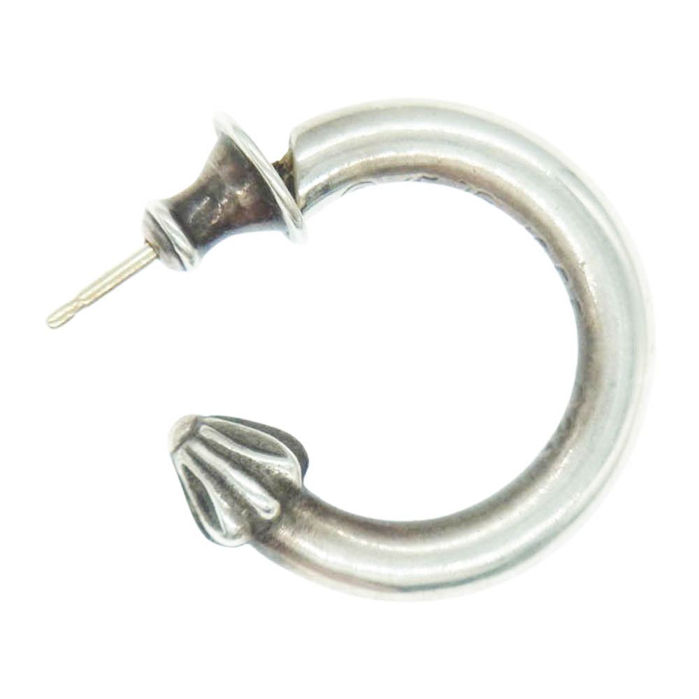 CHROME HEARTS クロムハーツ（原本無） HOOP PLAIN プレーン フープ シルバー ピアス シルバー系【中古】