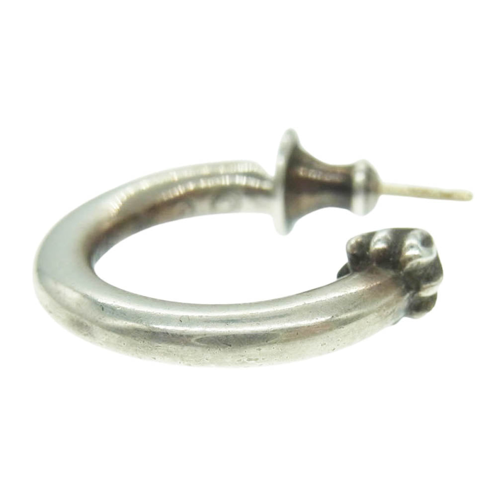 CHROME HEARTS クロムハーツ（原本無） HOOP PLAIN プレーン フープ シルバー ピアス シルバー系【中古】