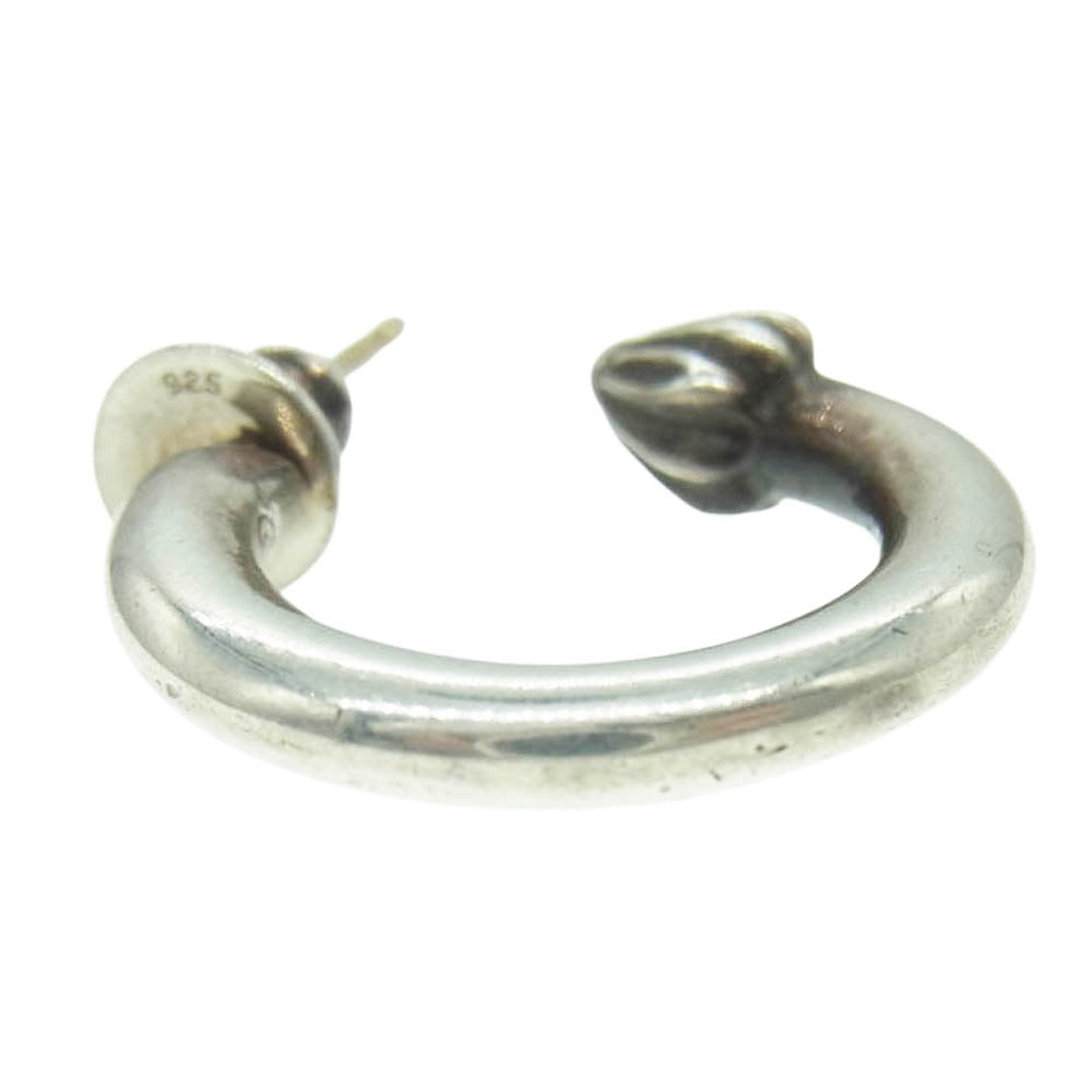 CHROME HEARTS クロムハーツ（原本無） HOOP PLAIN プレーン フープ シルバー ピアス シルバー系【中古】