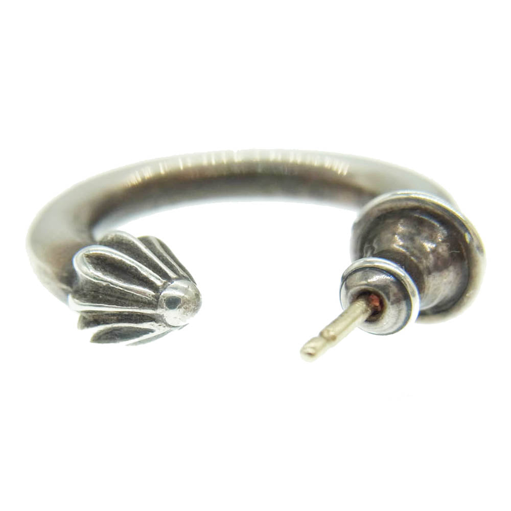 CHROME HEARTS クロムハーツ（原本無） HOOP PLAIN プレーン フープ シルバー ピアス シルバー系【中古】