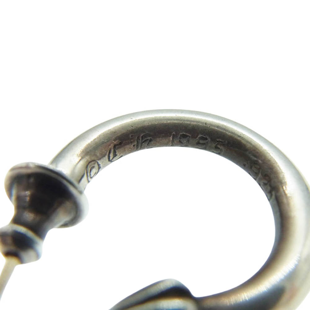 CHROME HEARTS クロムハーツ（原本無） HOOP PLAIN プレーン フープ シルバー ピアス シルバー系【中古】