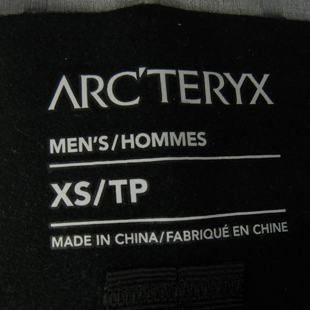ARC'TERYX アークテリクス X000007555 Alpha SV Jacket アルファ SV ジャケット マウンテン パーカー チャコール系 XS【新古品】【未使用】【中古】