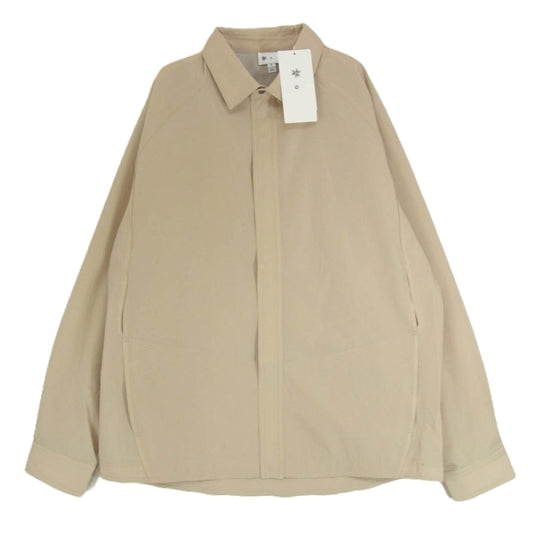 Goldwin ゴールドウィン GZ55102 INTERLOCKING PARACHUTE SHIRT  インターロッキング パラシュート シャツ ベージュ系 2【新古品】【未使用】【中古】