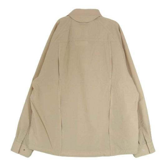 Goldwin ゴールドウィン GZ55102 INTERLOCKING PARACHUTE SHIRT インターロッキング パラシュート シャツ ベージュ系 2【新古品】【未使用】【中古】
