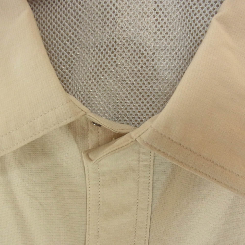 Goldwin ゴールドウィン GZ55102 INTERLOCKING PARACHUTE SHIRT  インターロッキング パラシュート シャツ ベージュ系 2【新古品】【未使用】【中古】