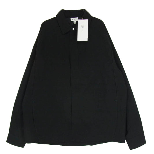 Goldwin ゴールドウィン GZ55102 INTERLOCKING PARACHUTE SHIRT  インターロッキング パラシュート シャツ ブラック系 2【新古品】【未使用】【中古】