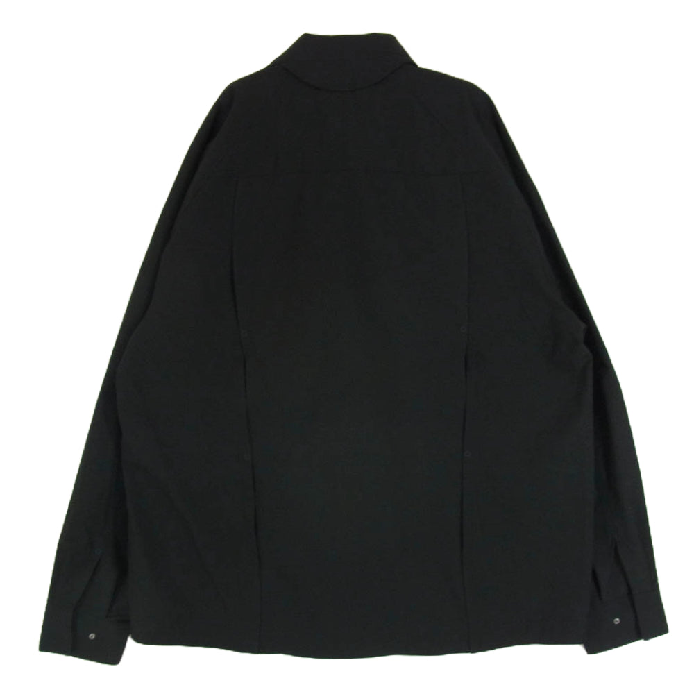Goldwin ゴールドウィン GZ55102 INTERLOCKING PARACHUTE SHIRT  インターロッキング パラシュート シャツ ブラック系 2【新古品】【未使用】【中古】
