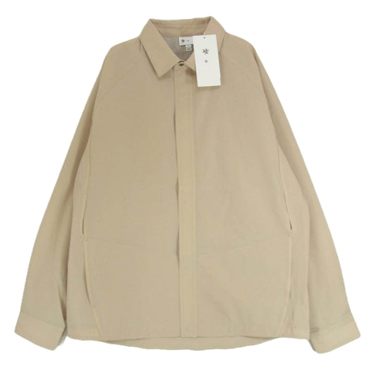 Goldwin ゴールドウィン GZ55102 INTERLOCKING PARACHUTE SHIRT  インターロッキング パラシュート シャツ ベージュ系 3【新古品】【未使用】【中古】