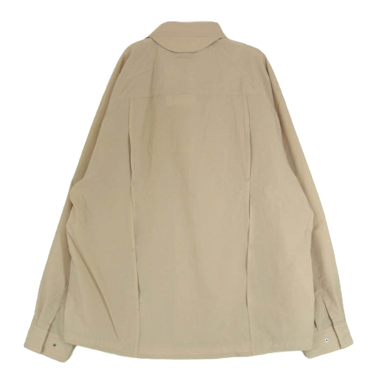Goldwin ゴールドウィン GZ55102 INTERLOCKING PARACHUTE SHIRT  インターロッキング パラシュート シャツ ベージュ系 3【新古品】【未使用】【中古】