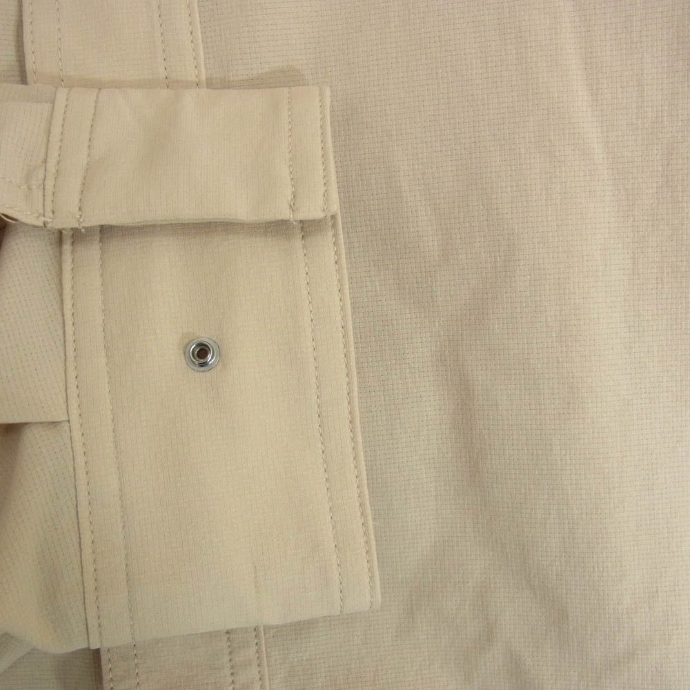 Goldwin ゴールドウィン GZ55102 INTERLOCKING PARACHUTE SHIRT  インターロッキング パラシュート シャツ ベージュ系 3【新古品】【未使用】【中古】