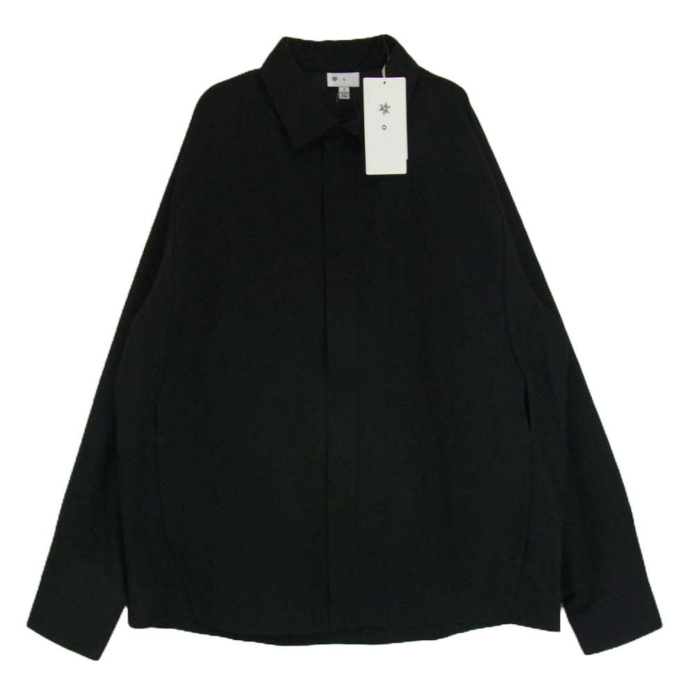 Goldwin ゴールドウィン GZ55102 INTERLOCKING PARACHUTE SHIRT  インターロッキング パラシュート シャツ ブラック系 3【新古品】【未使用】【中古】