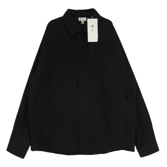 Goldwin ゴールドウィン GZ55102 INTERLOCKING PARACHUTE SHIRT  インターロッキング パラシュート シャツ ブラック系 3【新古品】【未使用】【中古】