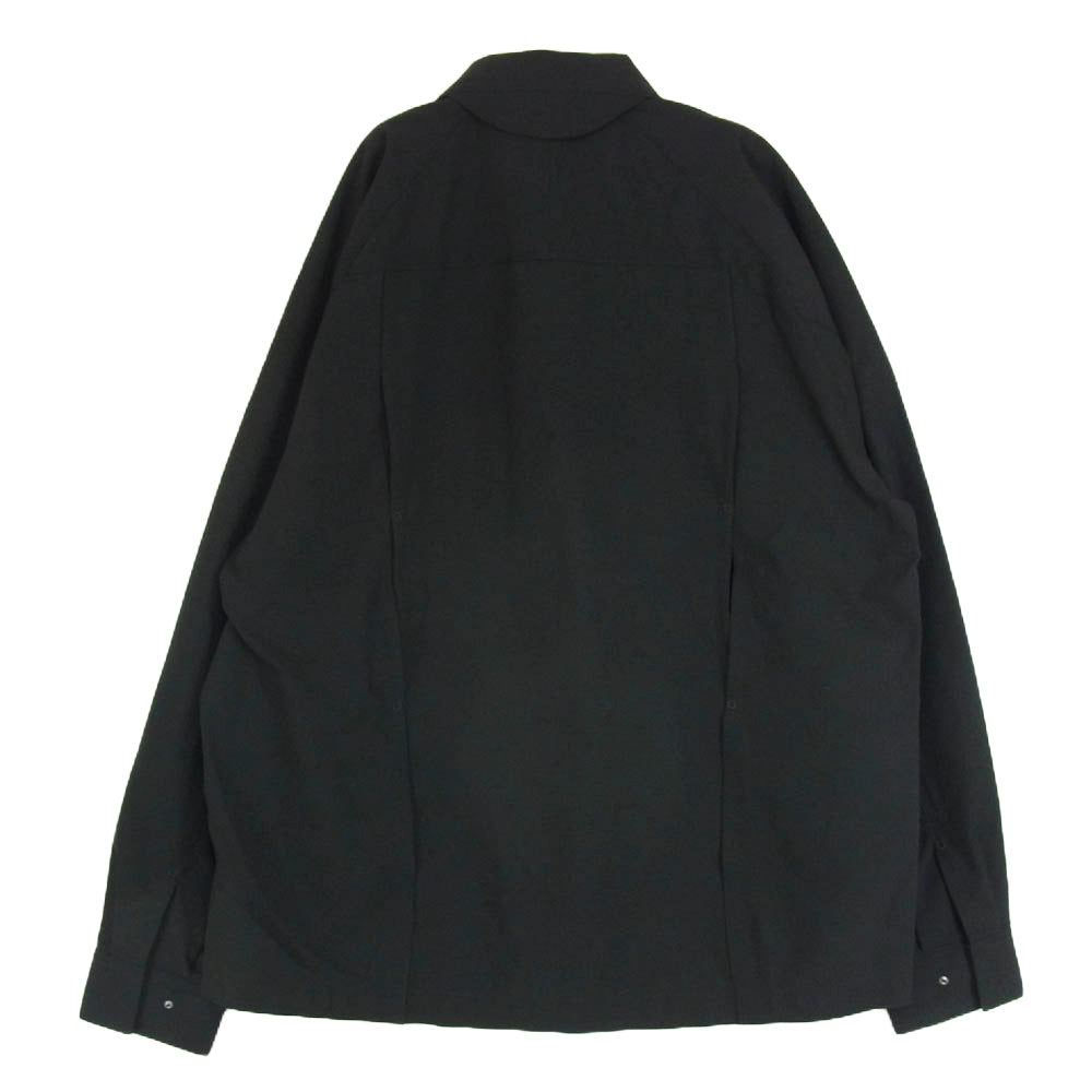 Goldwin ゴールドウィン GZ55102 INTERLOCKING PARACHUTE SHIRT  インターロッキング パラシュート シャツ ブラック系 3【新古品】【未使用】【中古】