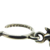 CHROME HEARTS クロムハーツ（原本無） TINY CH CROSS タイニーCH クロスフープ シルバー ピアス シルバー系【中古】