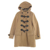 BURBERRY バーバリー 3953063 BRIT ブリット メガチェック ダッフル ウール コート ライトブラウン系 UK2【中古】