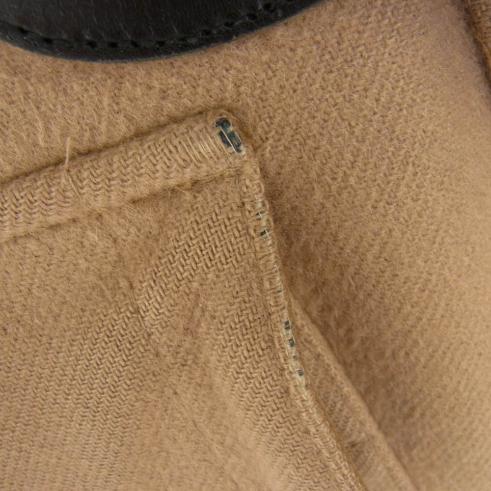BURBERRY バーバリー 3953063 BRIT ブリット メガチェック ダッフル ウール コート ライトブラウン系 UK2【中古】