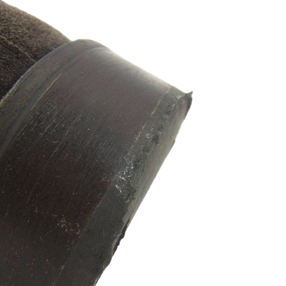 BOEMOS ボエモス 4012-I23 イタリア製 スエード サイドゴア ブーツ チェルシーブーツ ブラウン系 41【中古】