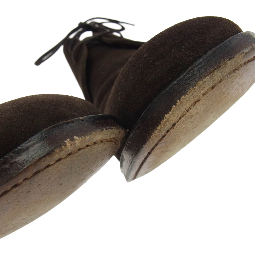 CROCKETT&JONES クロケットアンドジョーンズ CHERTSEY チャートシー スエード チャッカ ブーツ ブラウン系 8E【中古】