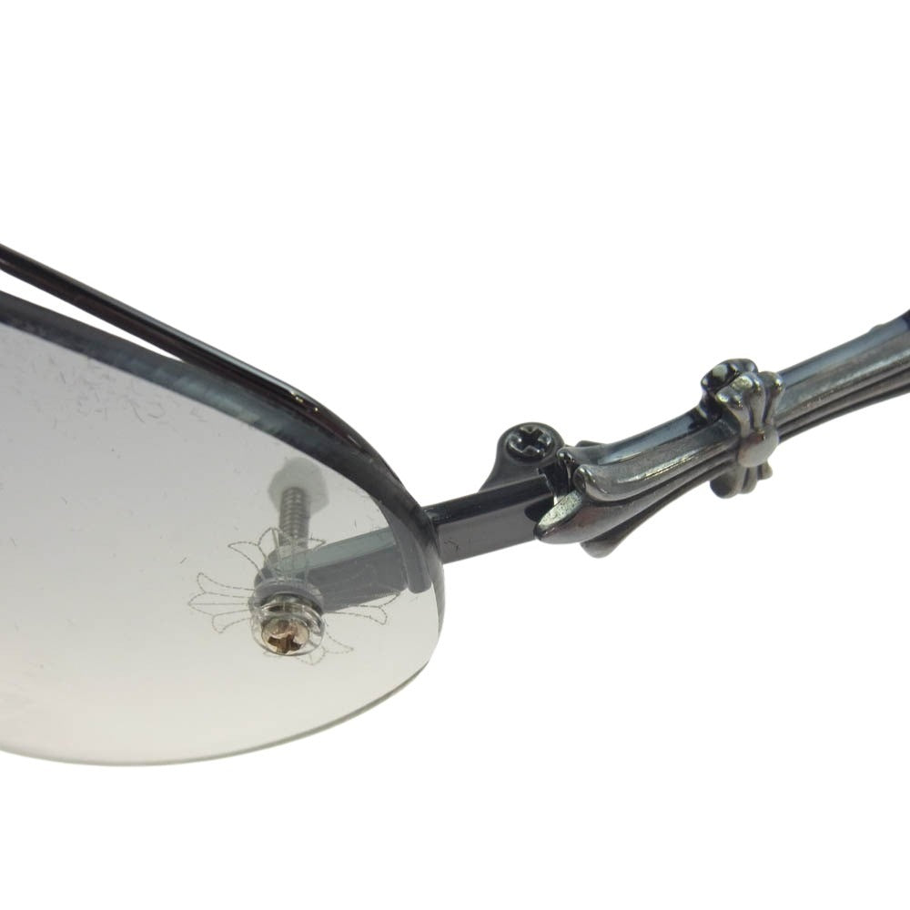 CHROME HEARTS クロムハーツ（原本無） DRAGPIPE ドラッグパイプ 2 サングラス ブラック系【中古】