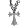 CHROME HEARTS クロムハーツ（原本無） #1 CRSBL CHN SML CH SCRS クロスボールチェーン スモール CHクロス ネックレス 20インチ シルバー系【中古】