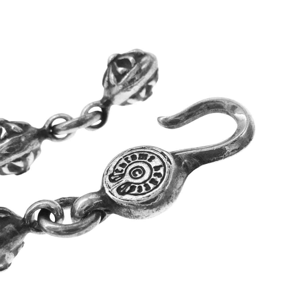 CHROME HEARTS クロムハーツ（原本無） #1 CRSBL CHN SML CH SCRS クロスボールチェーン スモール CHクロス ネックレス 20インチ シルバー系【中古】