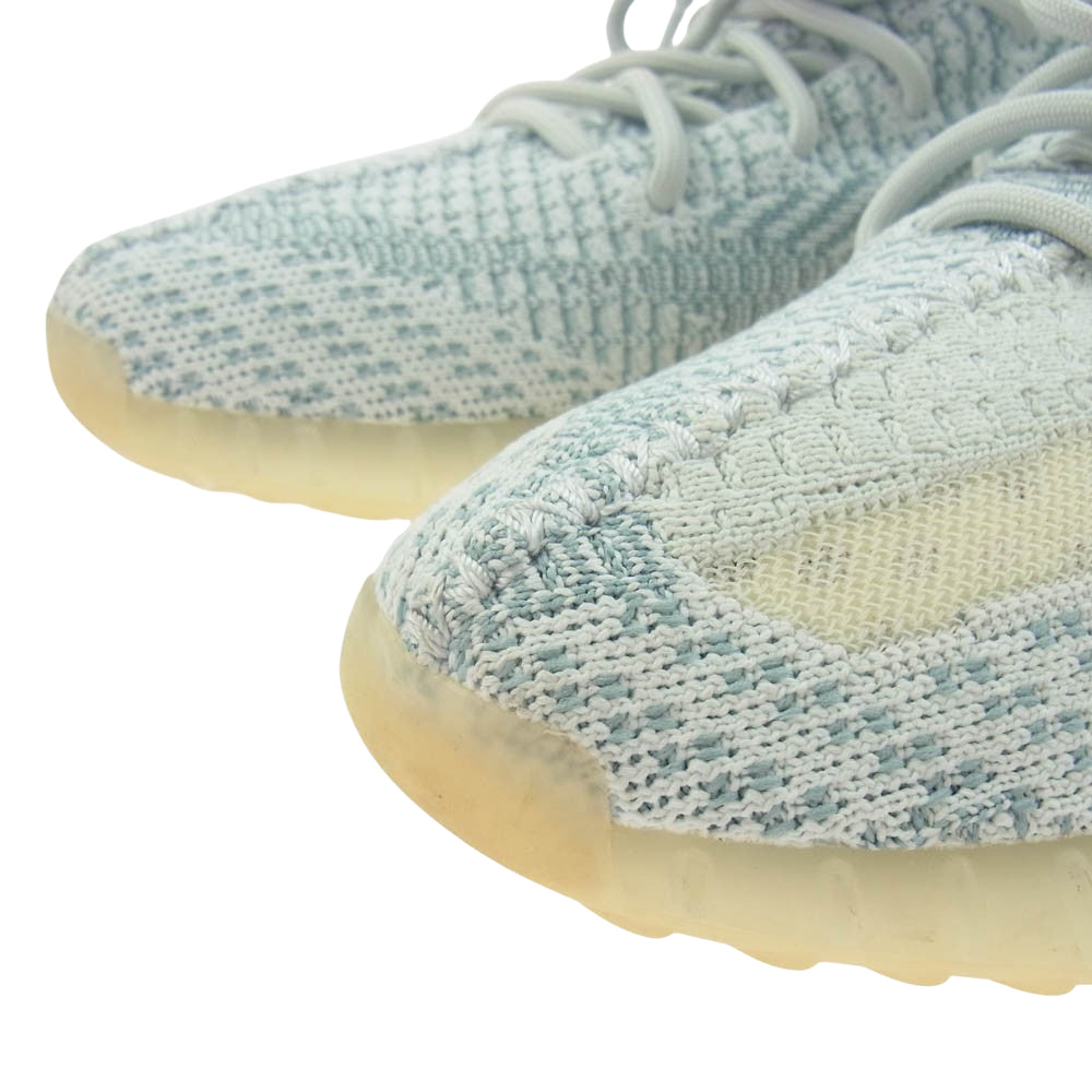 adidas アディダス FW3043 YEEZY BOOST 350 V2 イージーブースト ローカット スニーカー ホワイト系 ライトブルー系 26.5cm【中古】