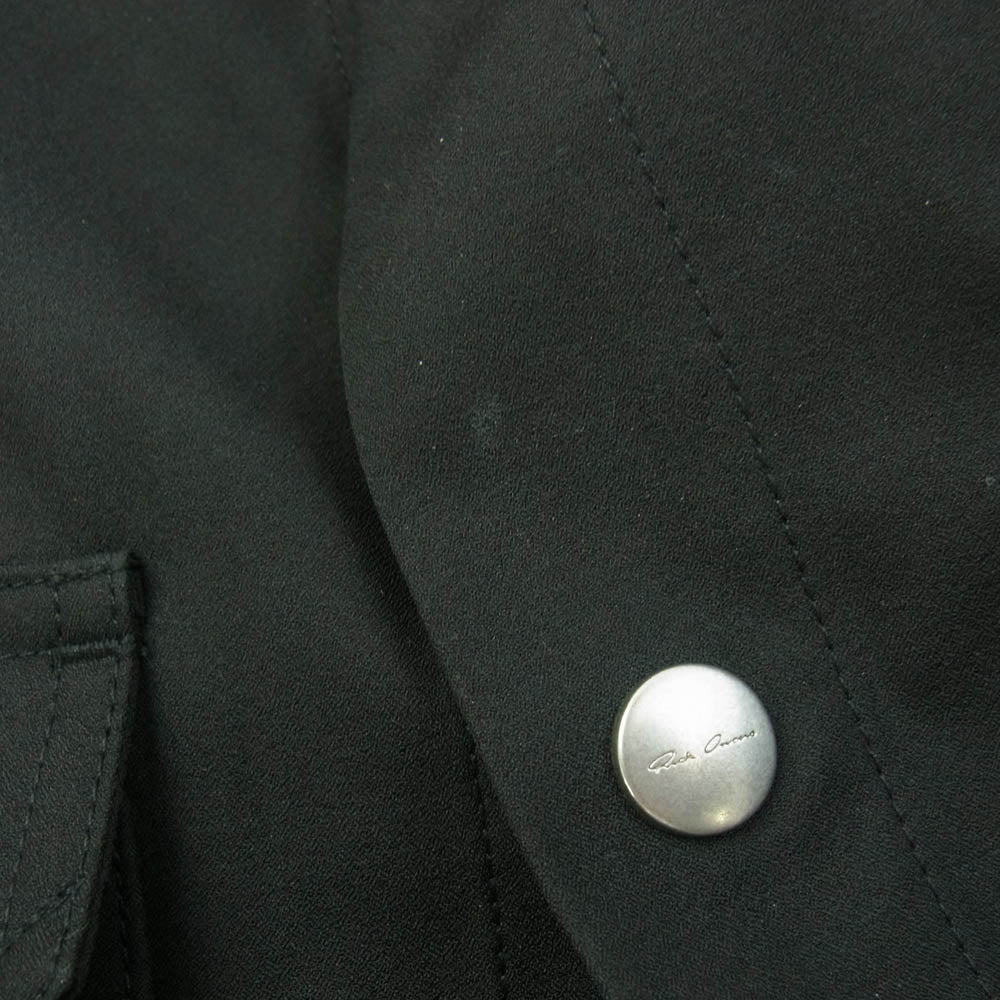 Rick Owens リックオウエンス 23SS RU01C4729-TF OUTER SHIRT シャツ ジャケット ブラック系 50【中古】