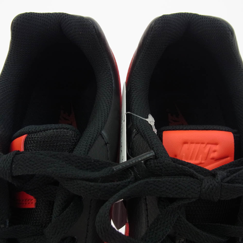 NIKE ナイキ AQ1775-004 Ebernon Low エバノン ローカット スニーカー ブラック系 レッド系 28cm【極上美品】【中古】