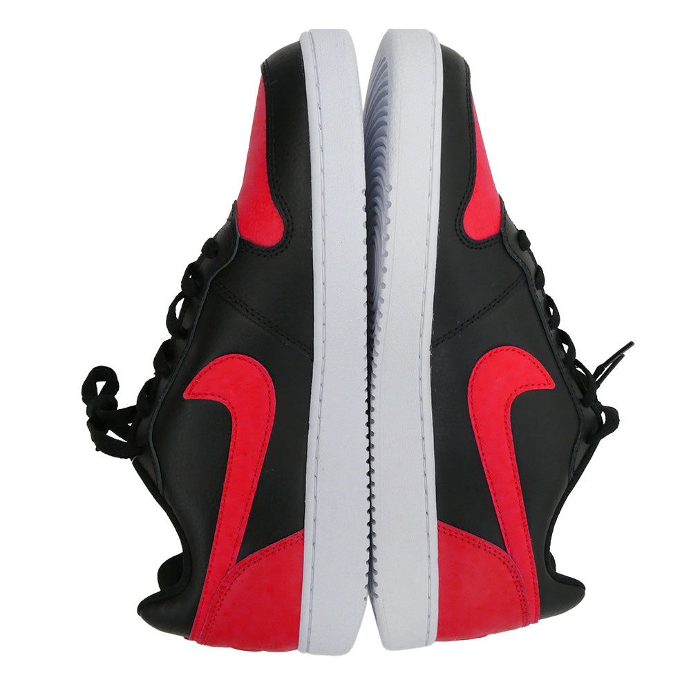 NIKE ナイキ AQ1775-004 Ebernon Low エバノン ローカット スニーカー ブラック系 レッド系 28cm【極上美品】【中古】