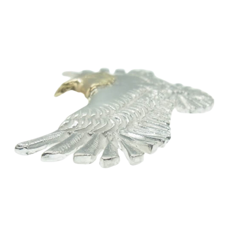 ARIZONA FREEDOM アリゾナフリーダム T-25b 中 イーグル 頭金 ネックレス ペンダント トップ シルバー系 ゴールド系【極上美品】【中古】