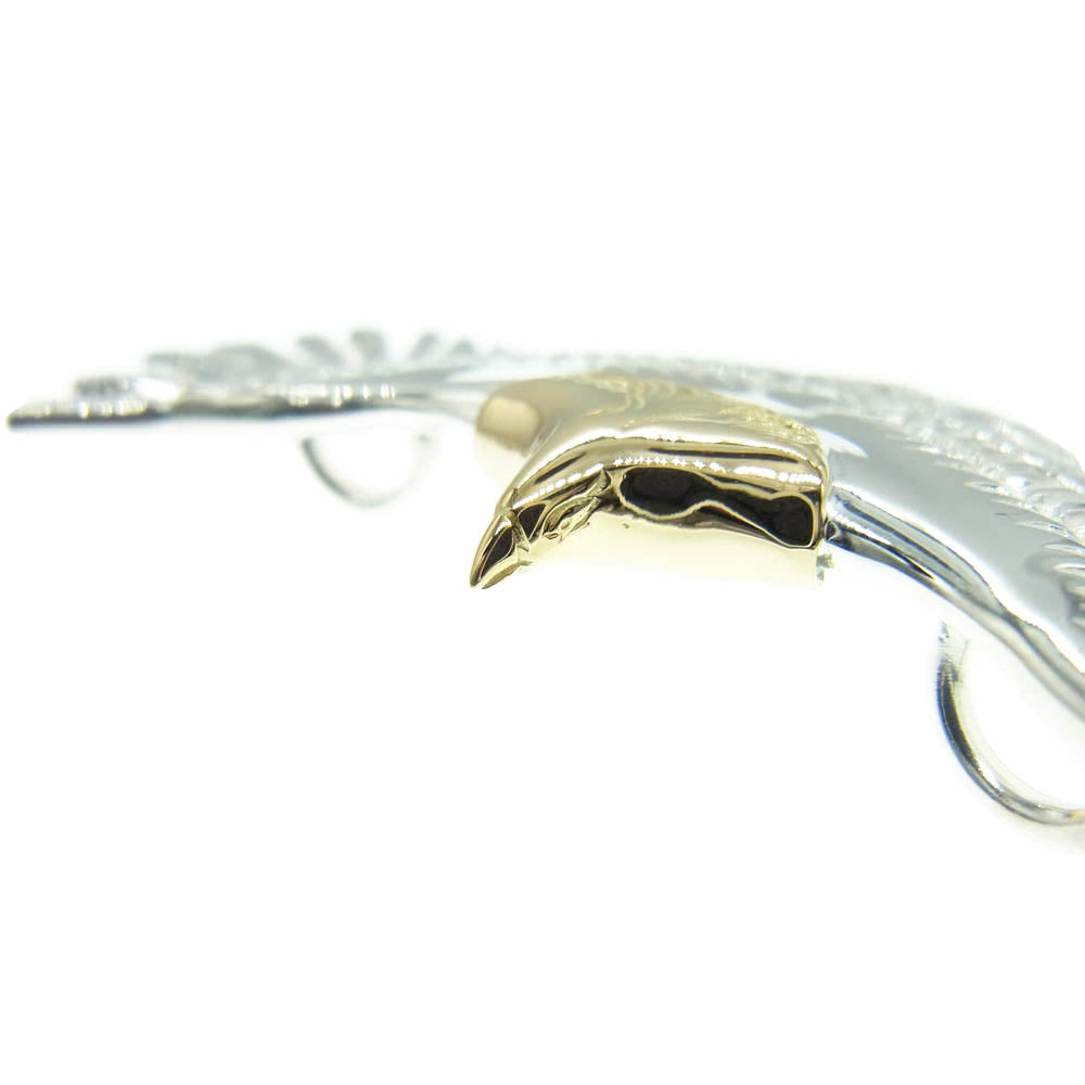 ARIZONA FREEDOM アリゾナフリーダム T-25b 中 イーグル 頭金 ネックレス ペンダント トップ シルバー系 ゴールド系【極上美品】【中古】