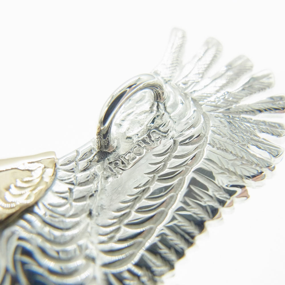 ARIZONA FREEDOM アリゾナフリーダム T-25b 中 イーグル 頭金 ネックレス ペンダント トップ シルバー系 ゴールド系【極上美品】【中古】