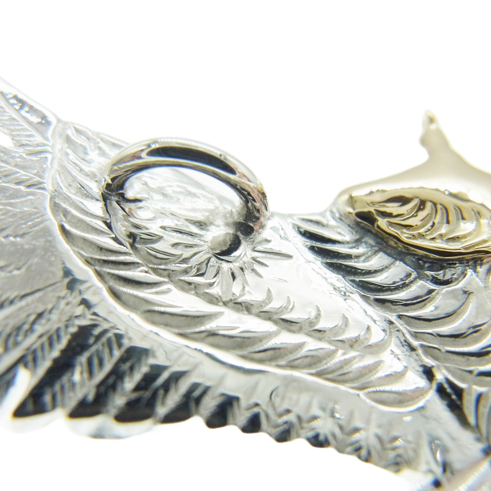 ARIZONA FREEDOM アリゾナフリーダム T-25b 中 イーグル 頭金 ネックレス ペンダント トップ シルバー系 ゴールド系【極上美品】【中古】