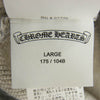 CHROME HEARTS クロムハーツ（原本無） GRP Y NOT Zip Up Hoodie ワイノット ダガー刺繍 クロスパッチ ヴァーティカルロゴ ジップアップ フルジップ パーカー グレー グレー系 L【中古】
