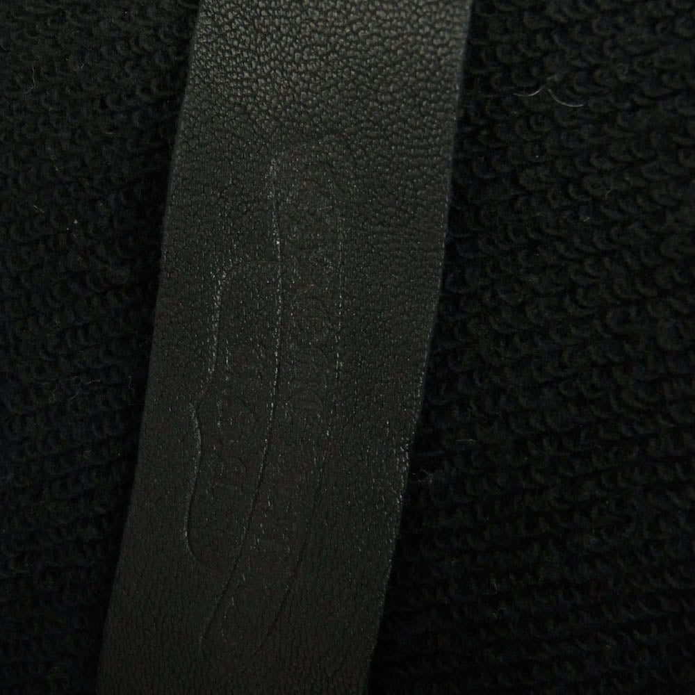 CHROME HEARTS クロムハーツ（原本無） GRP Y NOT Zip Up Hoodie ワイノット ダガー刺繍 クロスパッチ ヴァーティカルロゴ ジップアップ フルジップ パーカー ブラック ブラック系 L【中古】