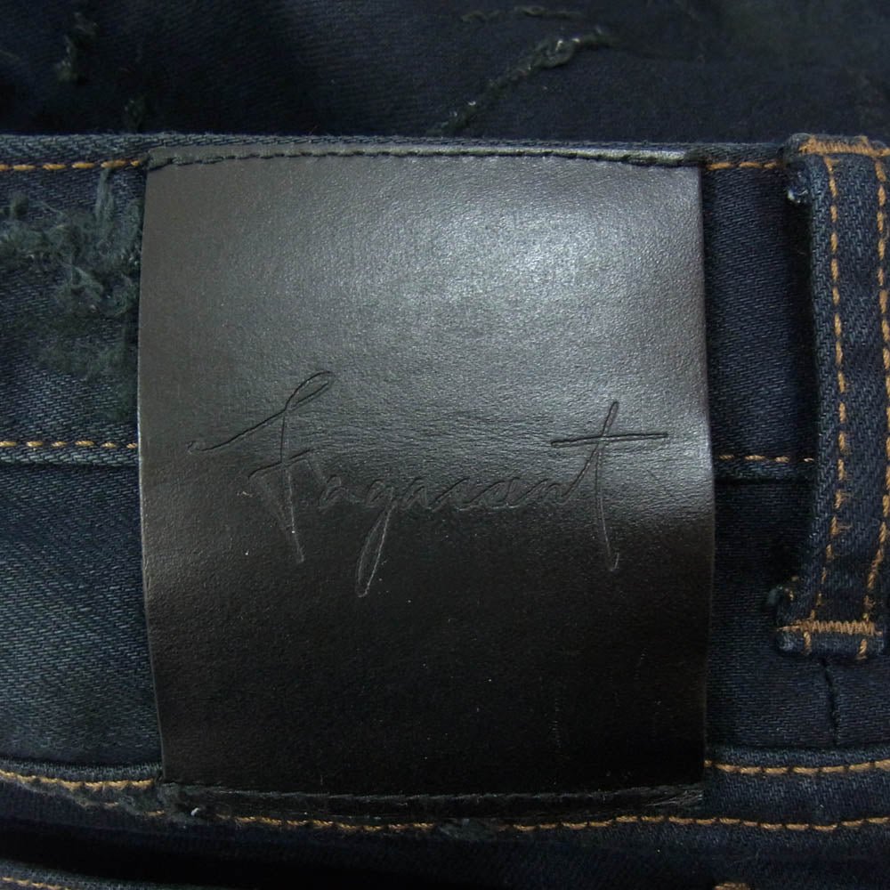 FAGASSENT ファガッセン BLACK SHEPHERD ブラック シェパード ダメージ スキニー デニム パンツ ブラック系 26【中古】