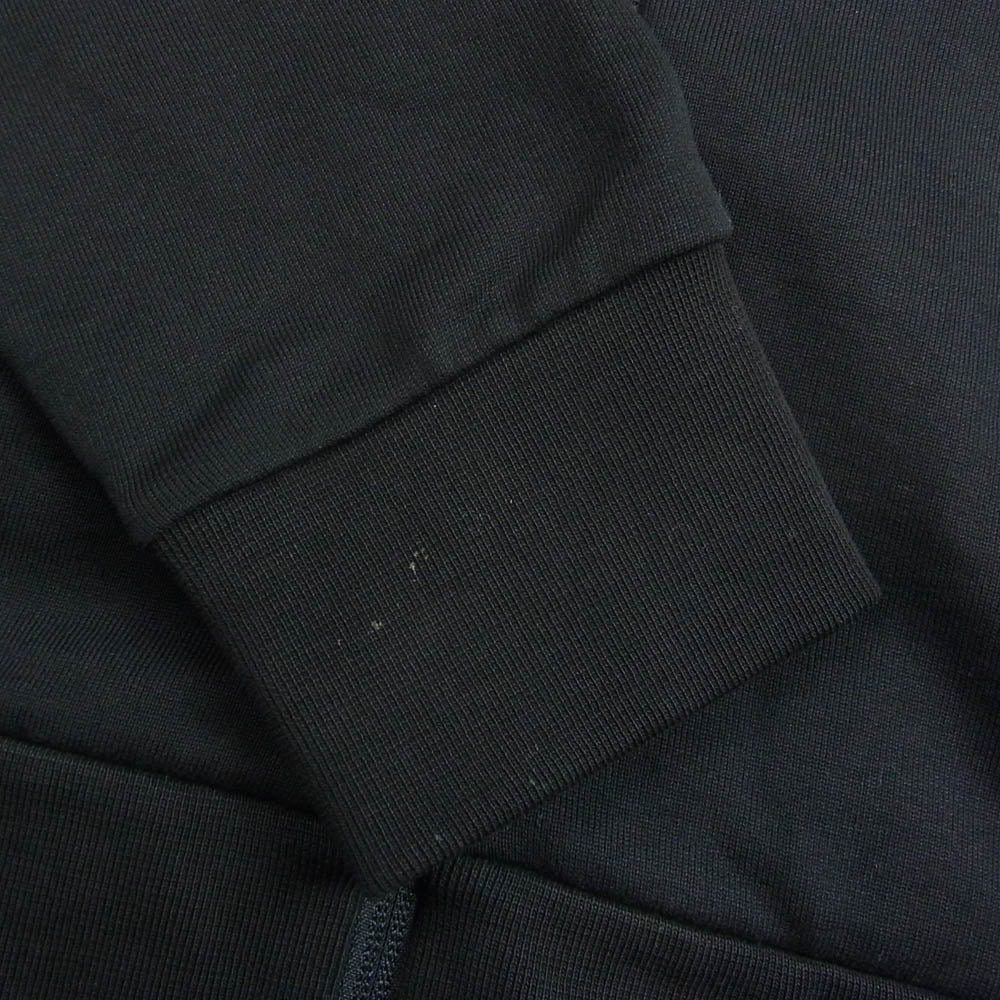 MONCLER モンクレール G10918G7A800 Maglia Cardigan カーディガン ロゴワッペン ジップアップ フーディ パーカー ブラック系 L【中古】