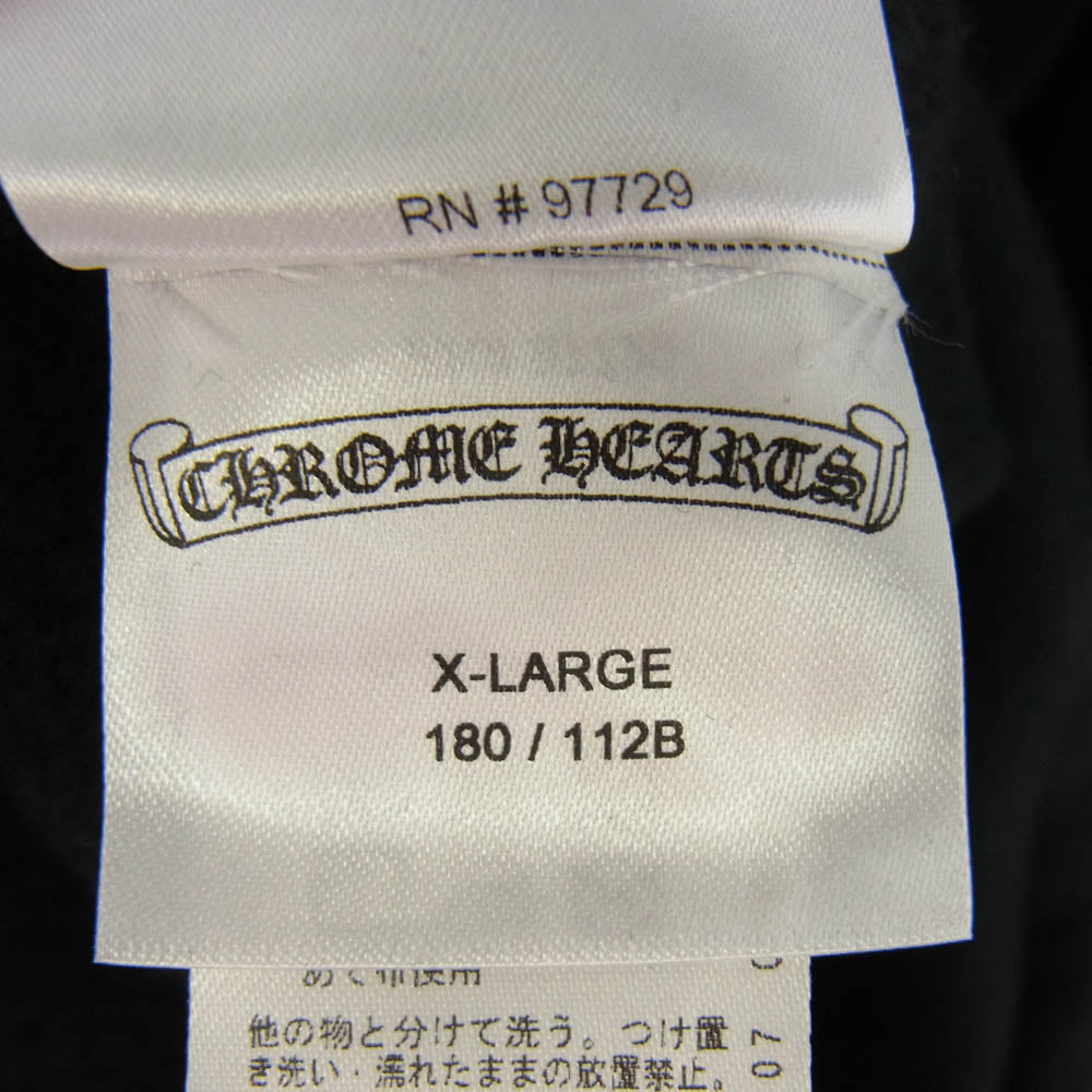 CHROME HEARTS クロムハーツ（原本無） SWTSHRT PLVR LTD OSAKA スウェットシャツ プルオーバー 大阪限定 フーディ パーカー ブラック系 XL【中古】