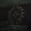 CHROME HEARTS クロムハーツ（原本無） SWTSHRT PLVR オンライン限定 袖ロゴ プリント プルオーバー スウェットシャツ フーディ パーカー ブラック系 XXL【中古】