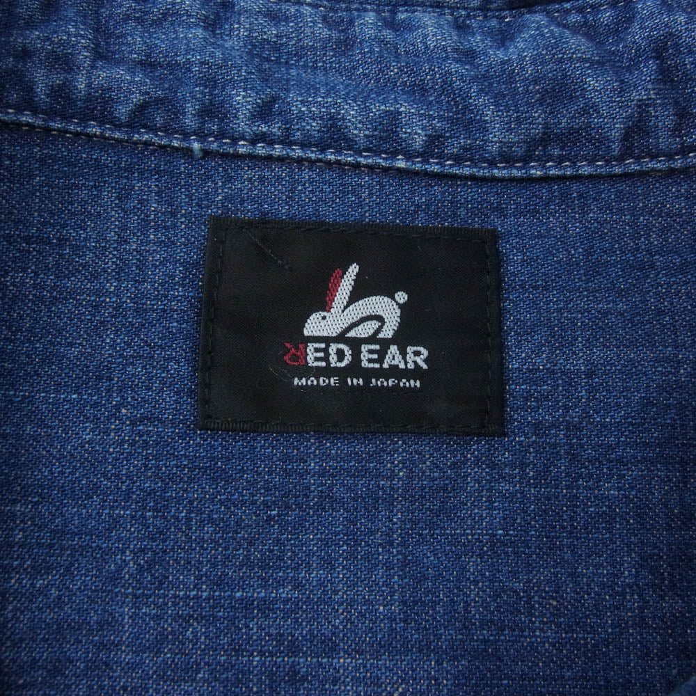 Paul Smith ポール・スミス RED EAR レッドイヤー アノラック デニム シャツ プルオーバー ジャケット インディゴブルー系 XL【中古】