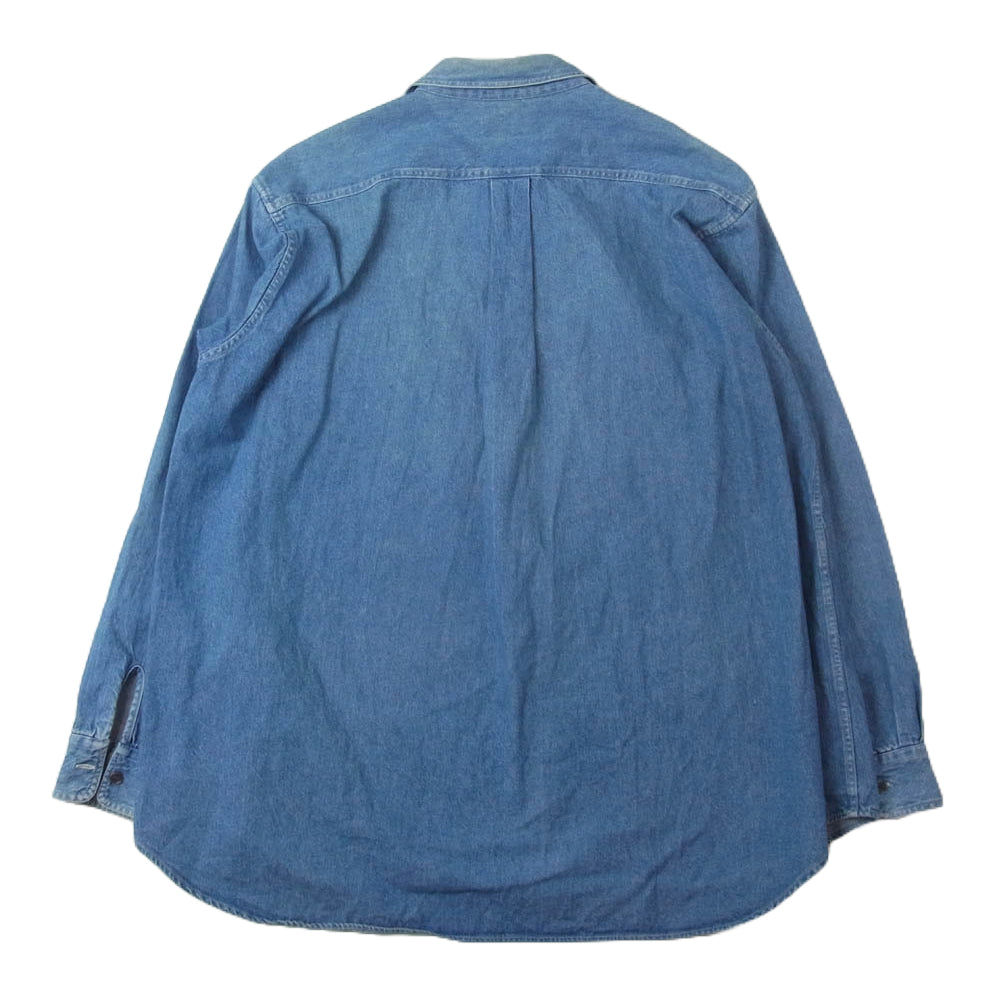 COMME des GARCONS HOMME コムデギャルソンオム 90s ヴィンテージオム 銀オムタグ 2ポケット デニムシャツ インディゴブルー系【中古】