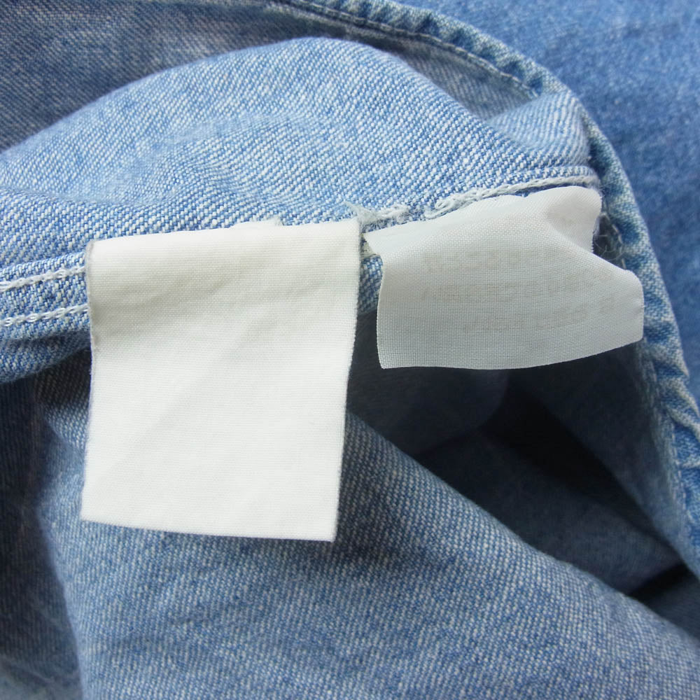 COMME des GARCONS HOMME コムデギャルソンオム 90s ヴィンテージオム 銀オムタグ 2ポケット デニムシャツ インディゴブルー系【中古】