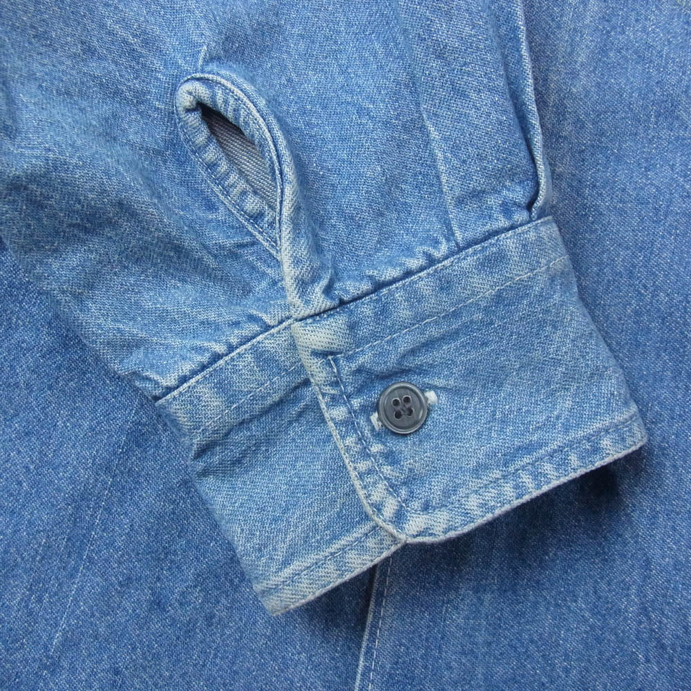 COMME des GARCONS HOMME コムデギャルソンオム 90s ヴィンテージオム 銀オムタグ 2ポケット デニムシャツ インディゴブルー系【中古】