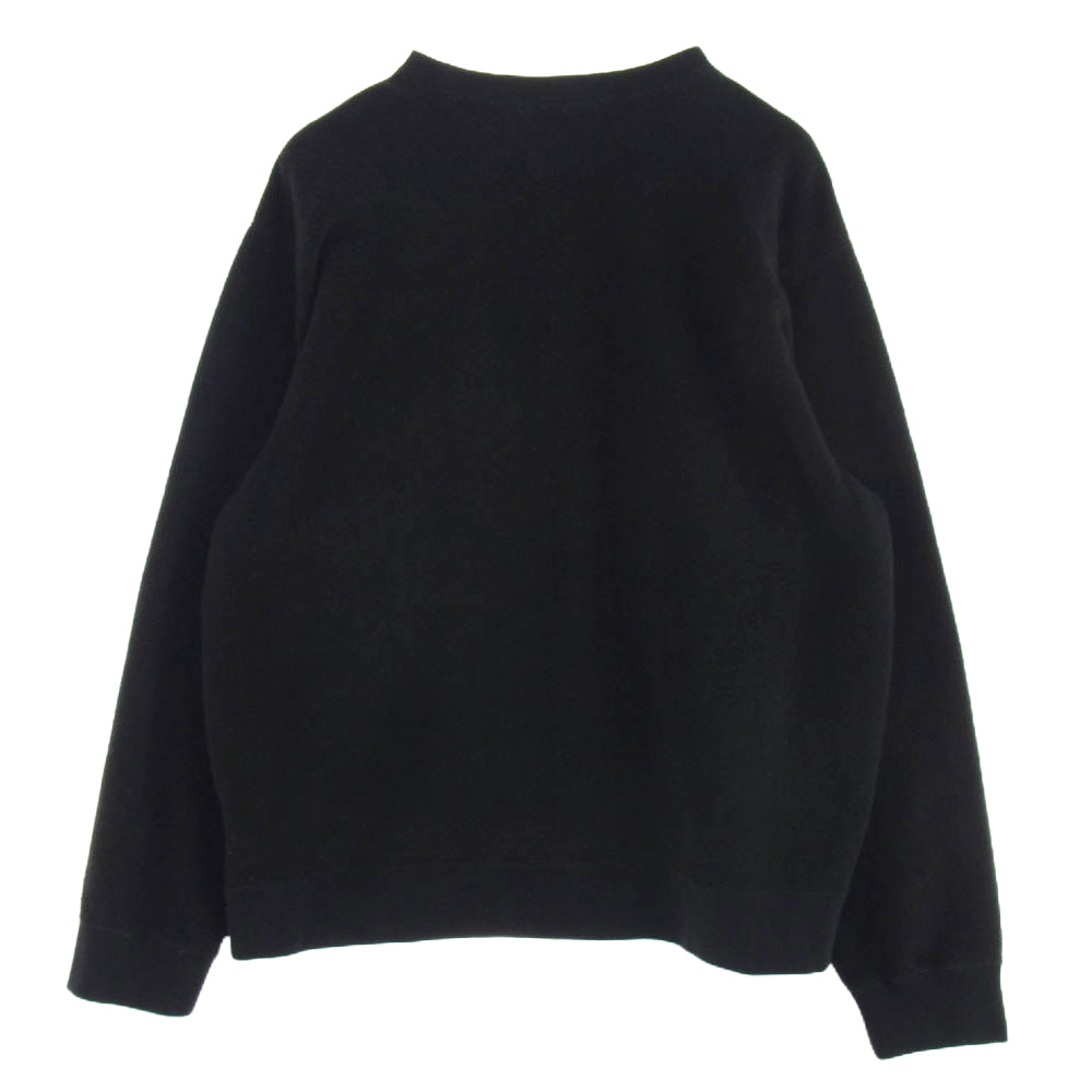 Supreme シュプリーム 18AW POLARTEC SMALL BOX CREWNECK SWEATSHIRT ポーラテック スモールボックスロゴ クルーネック スウェット フリース ブラック系 XL【中古】