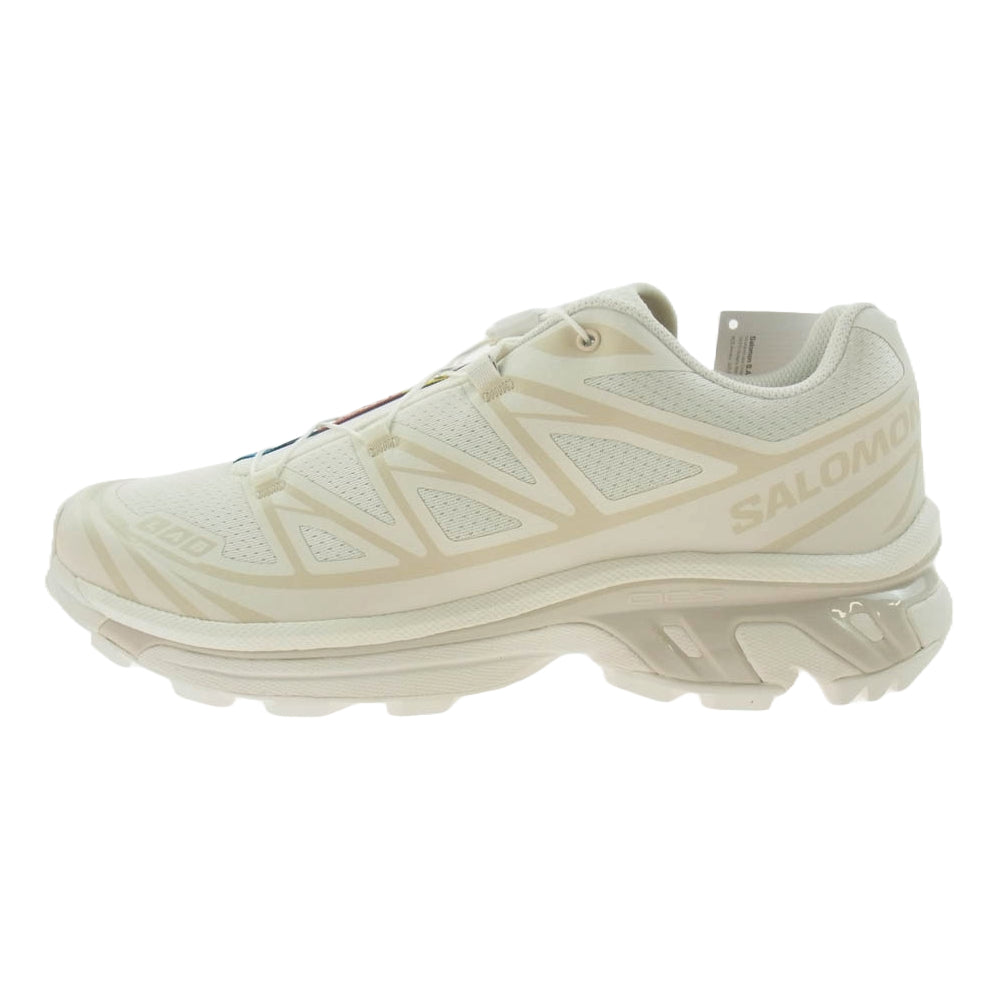 salomon サロモン 474453 XT-6 スポーツ スタイル シューズ ローカット スニーカー オフホワイト系 27cm【新古品】【未使用】【中古】