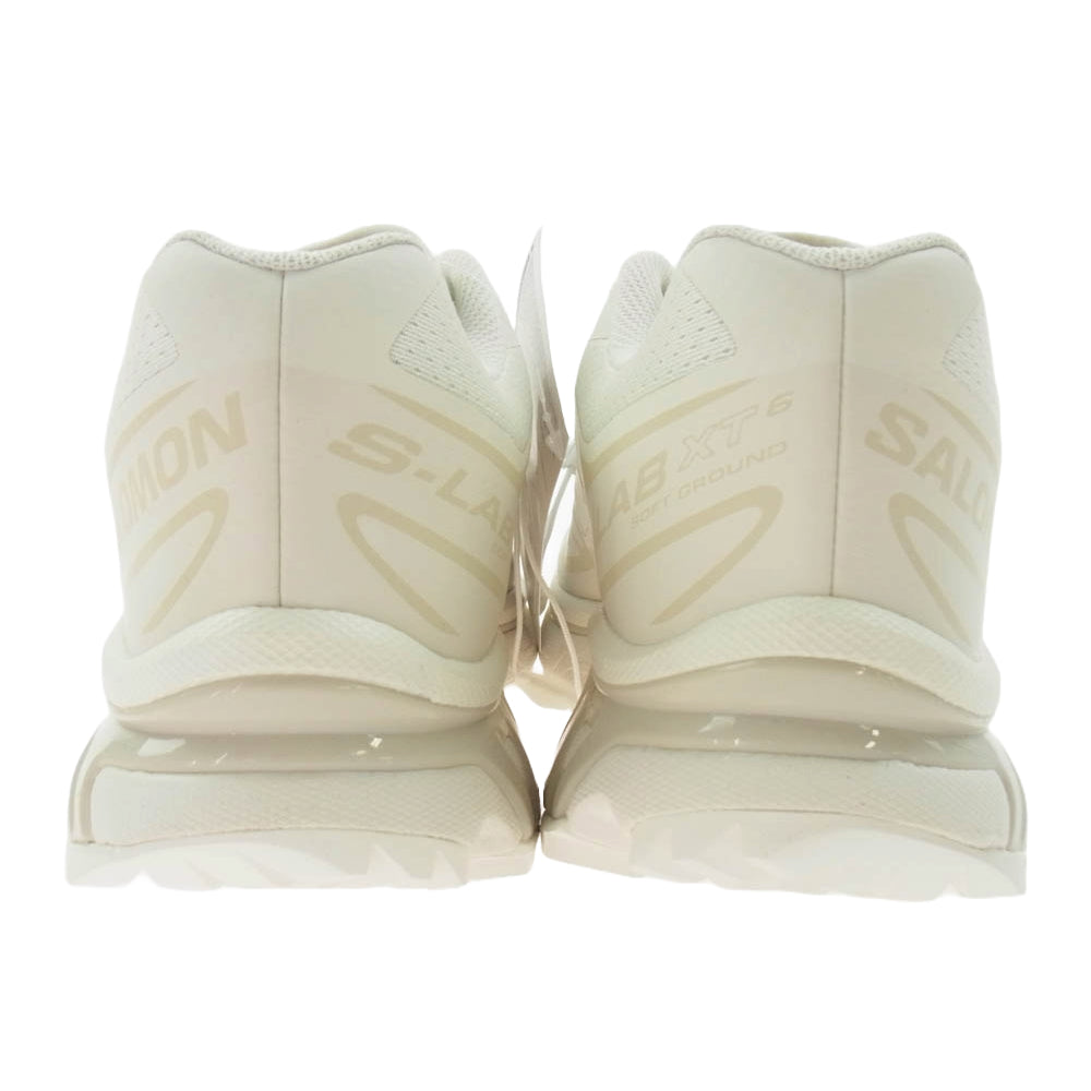 salomon サロモン 474453 XT-6 スポーツ スタイル シューズ ローカット スニーカー オフホワイト系 27cm【新古品】【未使用】【中古】