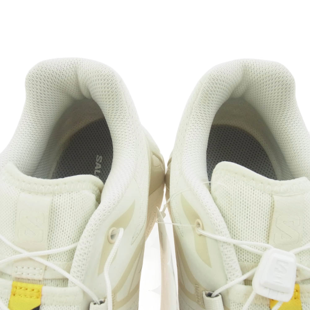 salomon サロモン 474453 XT-6 スポーツ スタイル シューズ ローカット スニーカー オフホワイト系 27cm【新古品】【未使用】【中古】