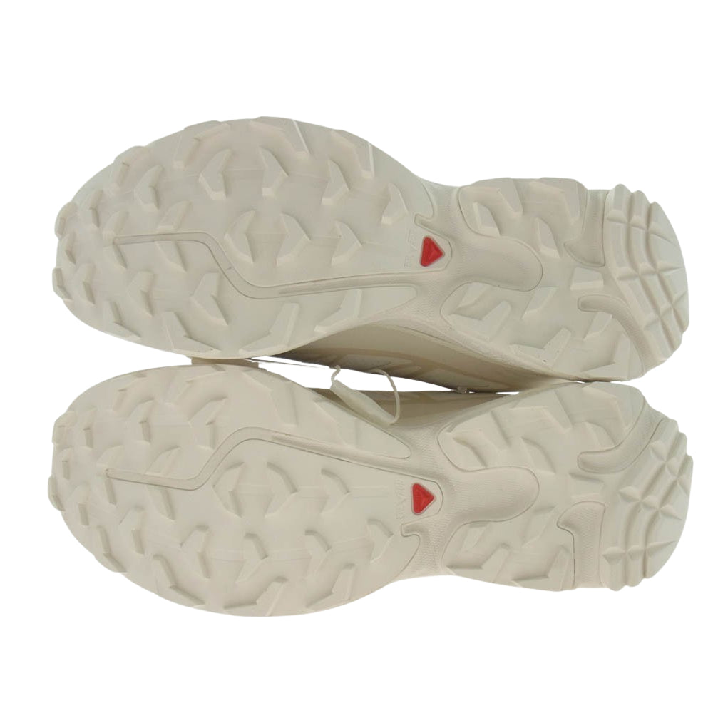 salomon サロモン 474453 XT-6 スポーツ スタイル シューズ ローカット スニーカー オフホワイト系 27cm【新古品】【未使用】【中古】