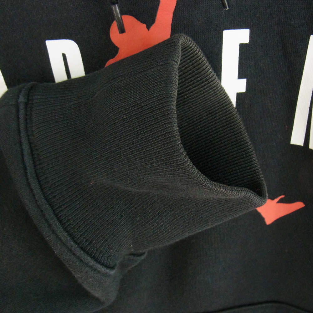 Supreme シュプリーム 24AW 799705-010 × Nike ナイキ Jordan Hooded Sweatshirt ジョーダンブランド ロゴプリント プルオーバー パーカー フーディ ブラック系 M【中古】